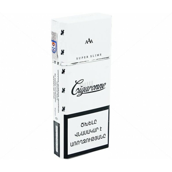 Сигареты Cigaronne Super Slims White Армения