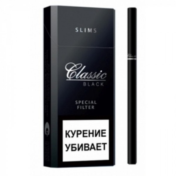 Сигареты Classic Black Slims