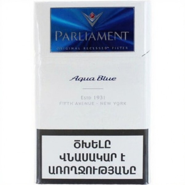 Сигареты Parliament Aqua Blue Армения