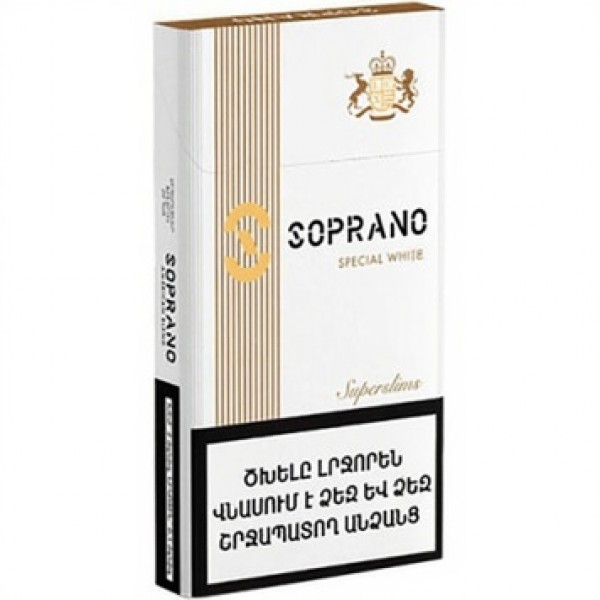 Сигареты Soprano Special White Super slims
